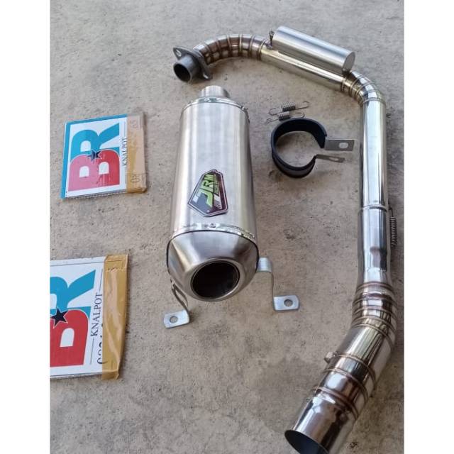 knalpot JRM KAPSUL LEHER BUM SAMPING MOTOR TIGER MEGAPRO CB GL