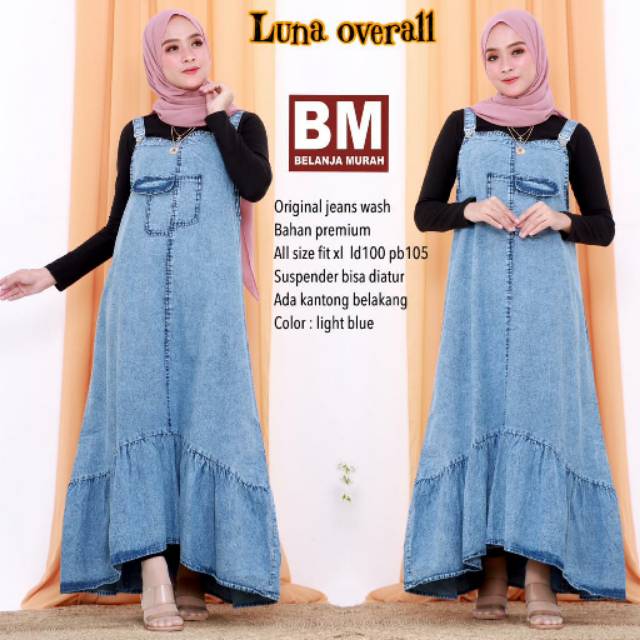 OVERALL - LUNA OVERALL - PAKAIAN WANITA - BAJU WANITA DEWASA