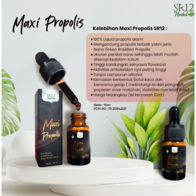 MAXI PROPOLIS SR12 PROPOLIS ASLI/MENJAGA DAYA TAHAN TUBUH