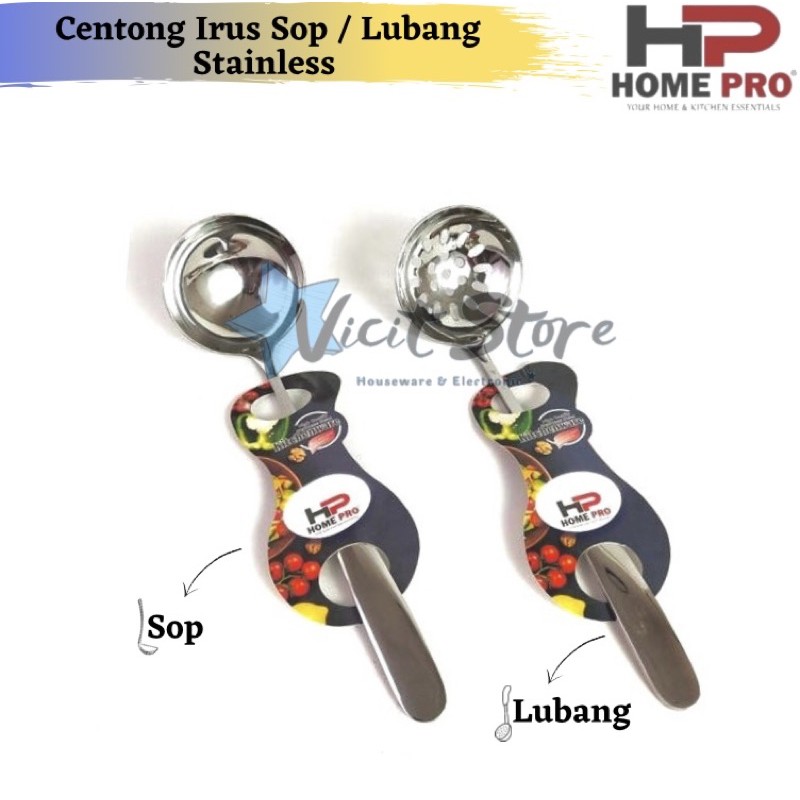 Centong Sayur Sop Stainless Tebal Premium Homepro