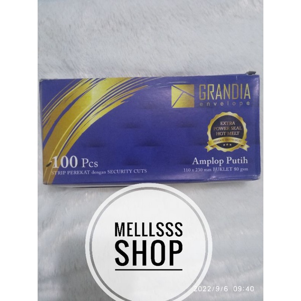 (STOK READY) AMPLOP GRANDIA 90 110 mm x 230 mm