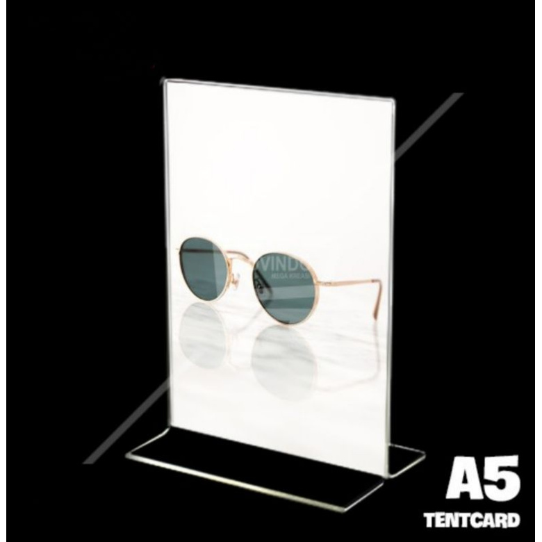 

akrilk display menu a5//Tent card A5