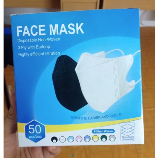 BOX KOSONG MASKER DUCKBILL 3 PLY