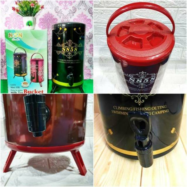 Milk tea bucket 12 liter