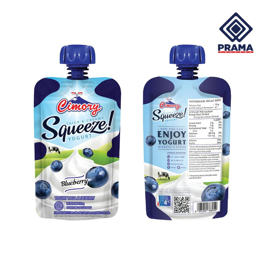 

CIMORY SQUEEZE BLUEBERRY 120GR