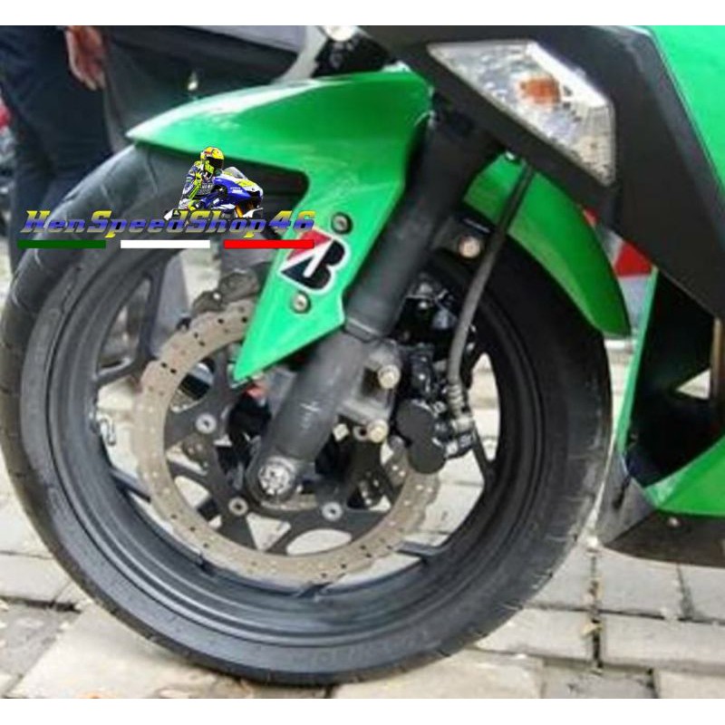 Tabung shock kiri rossi ninja 250 fi / karbu / z250 fi Usd upside down double disc