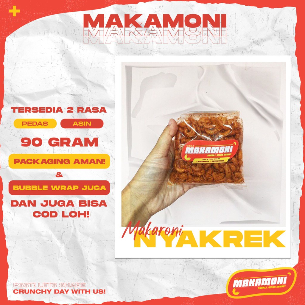 

Makamoni Nyakrek 90gr (FREE BUBBLE WRAP)