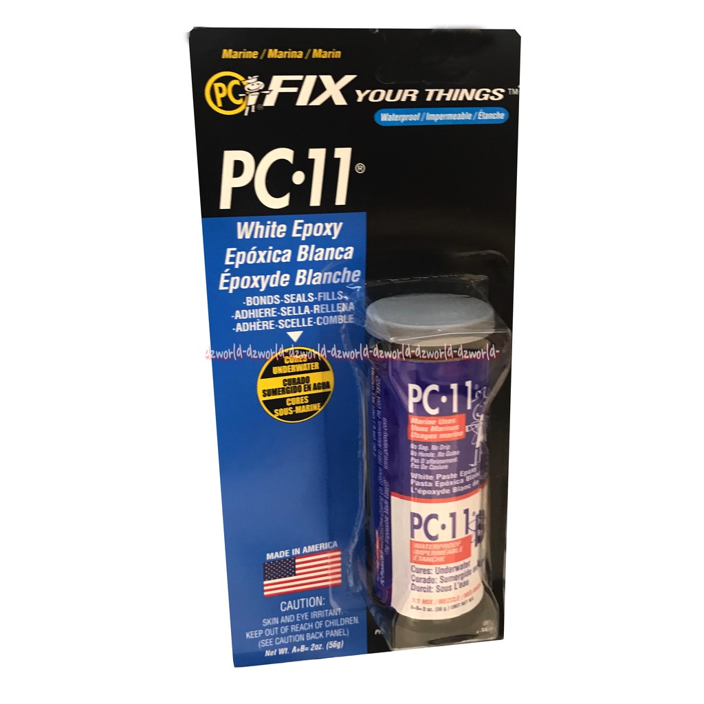 Pc Fix Pc -11 56gr White Epoxy Lem Kebocoran Untuk Basah Kering Berada Di Kedalaman Air Pcfix Your Things Pc 11 Glue