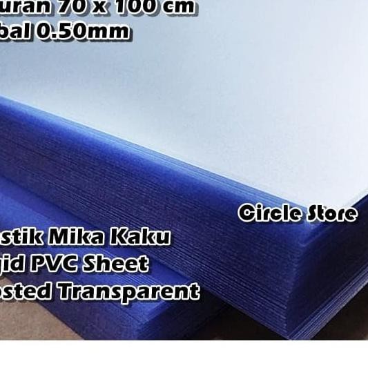 

❊ Plastik Mika PVC Frosted Kaku Sampul Agenda 70cm x 100cm Tebal 0.5mm ✳