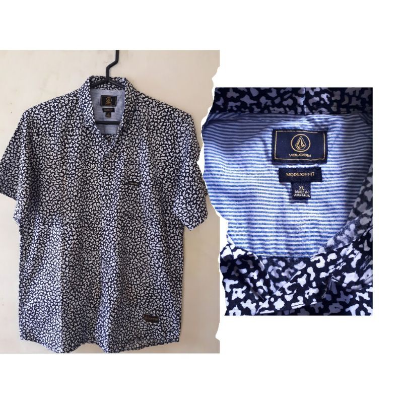 KEMEJA PRIA MERK VOLCOM PRELOVED