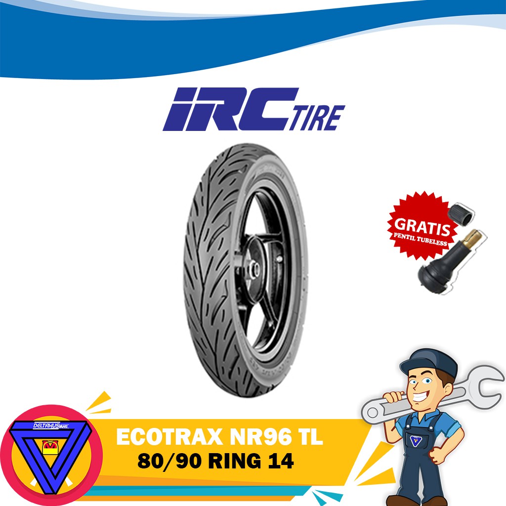 Ban Depan IRC 80/90-14 ECOTRAX NR 96 Tubeless Beat Vario Spacy