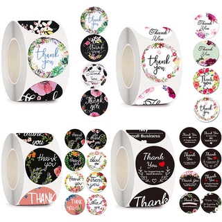 TA-ST01 1 Roll isi 500PCS Sticker Label Tulisan Thank You For Your Order Stiker  Paking Bisa COD
