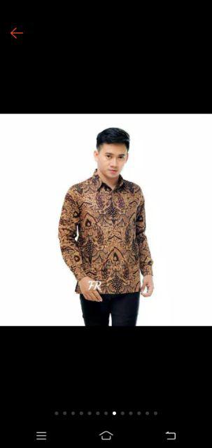 Belanja Kemeja Batik Pria Ppbtk07 Modern Lengan Panjang Casual Modis Trendy Masa Kini Aslipekalongan