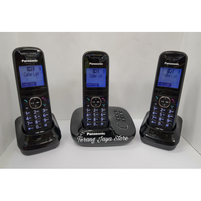 

Telepon Wireless Panasonic KX-TG5523 Answer Machine (3 Handset) Hitam