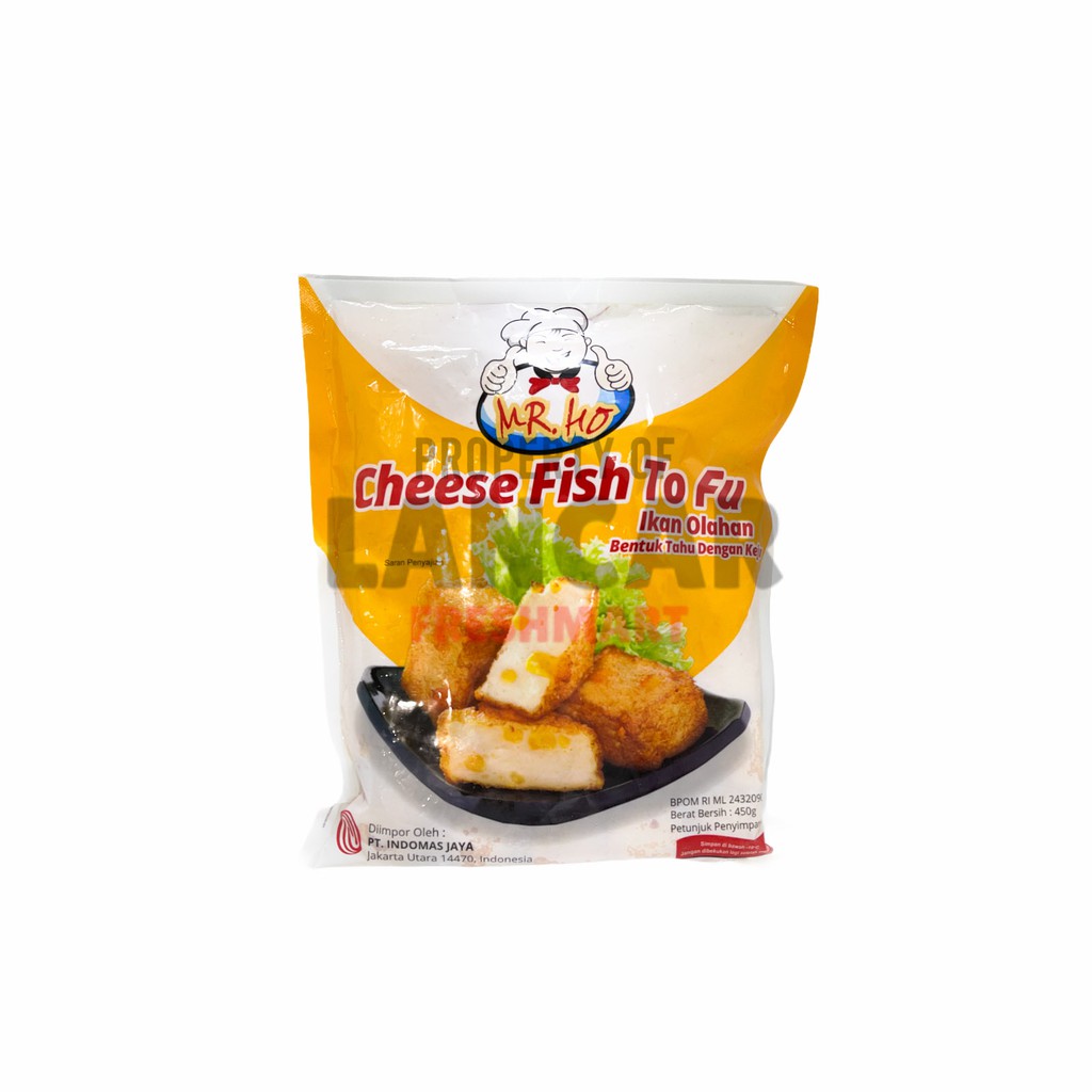 MR HO CHEESE FISH TO FU 450GR / MR.HO CHEESE FISH TOFU 450GR