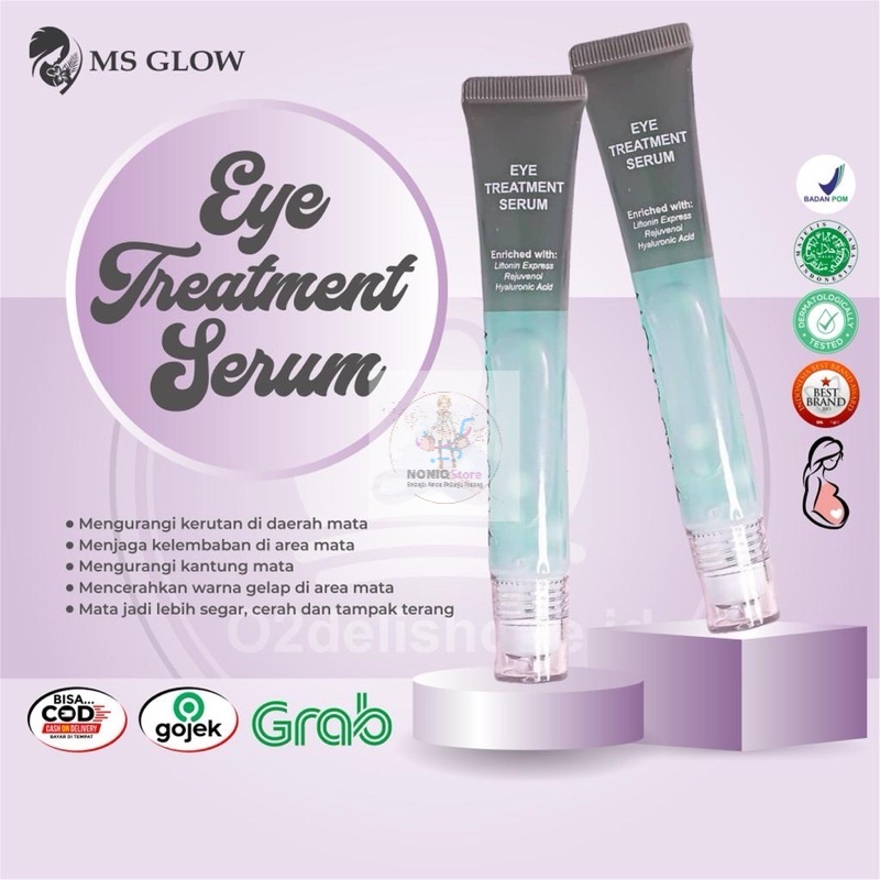 MS GLOW EYE TREATMENT SERUM / CREAM MATA EYE CREAM MS GLOW /noniqstore0