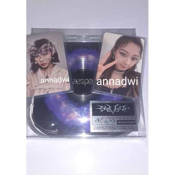 Album SAVAGE P.O.S AESPA unsealed winter giselle