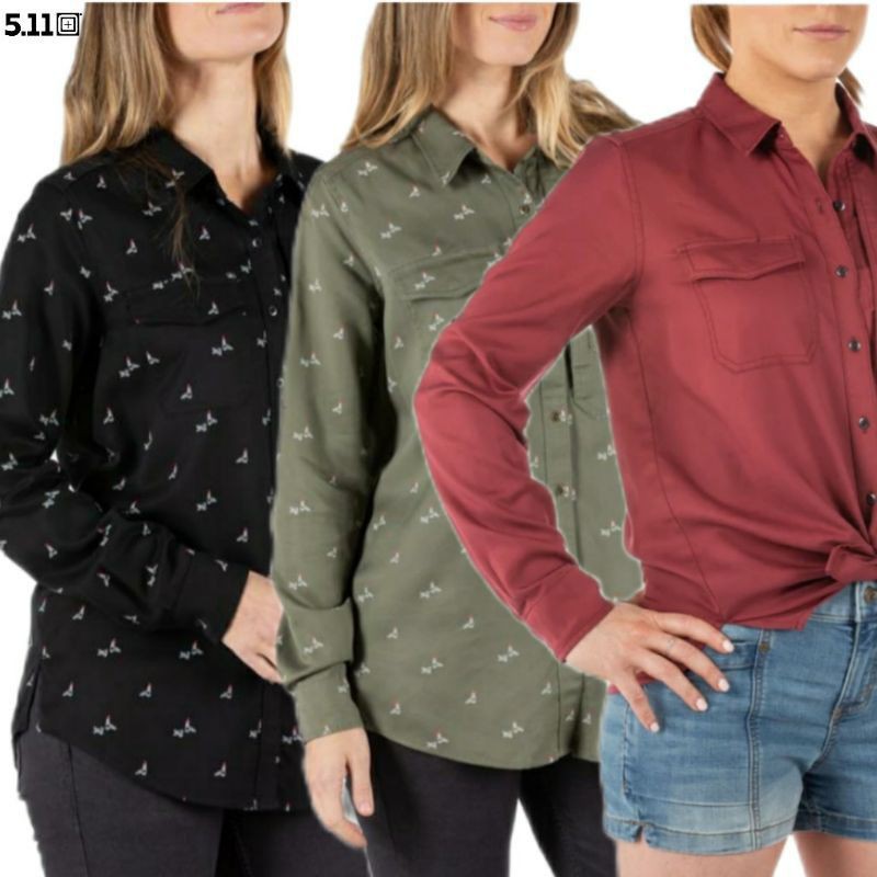 kemeja wanita dewasa merk 5.11 tactical original 3 warna