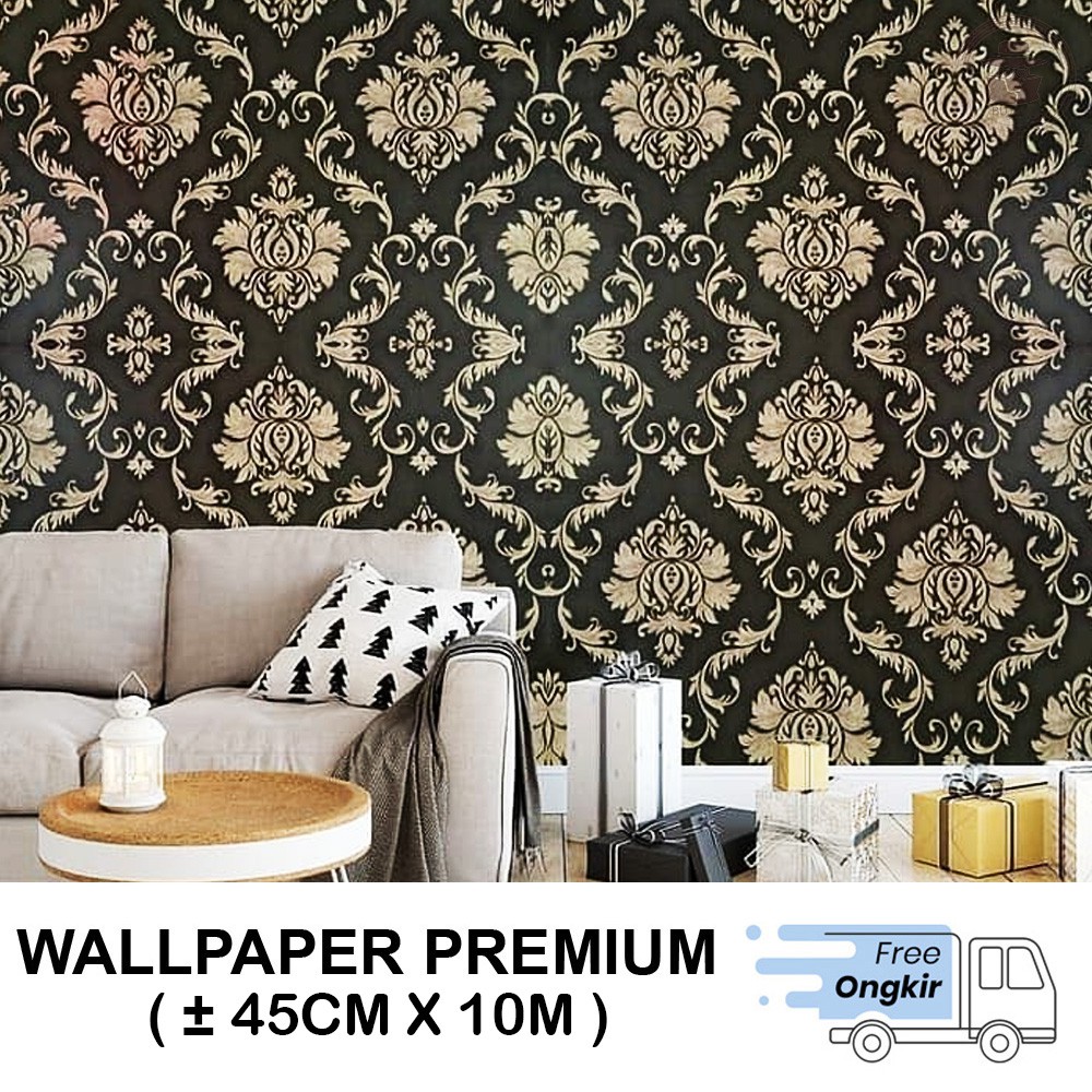 wallpaper kertas Dreamhome promo termurah wallpaper dinding motif 