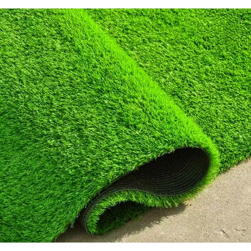 KARPET RUMPUT SINTETIS 1 ROLL UKURAN 2X5 METER TIPE SWISS TEBAL 3 CM