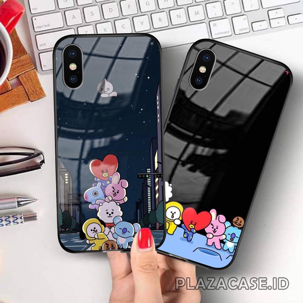 [K01]Soft Case Glass Kaca OPPO A37 A3S A5S A7 A1K A71 A83  F11 F11 PRO F1S F3 F3+ F5 F7 F9