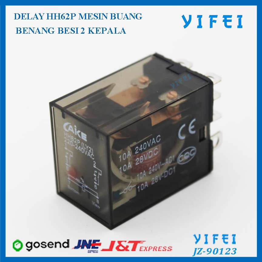 DELAY HH62P MESIN BUANG BENANG BESI 2KEPALA/YIFEI-90123