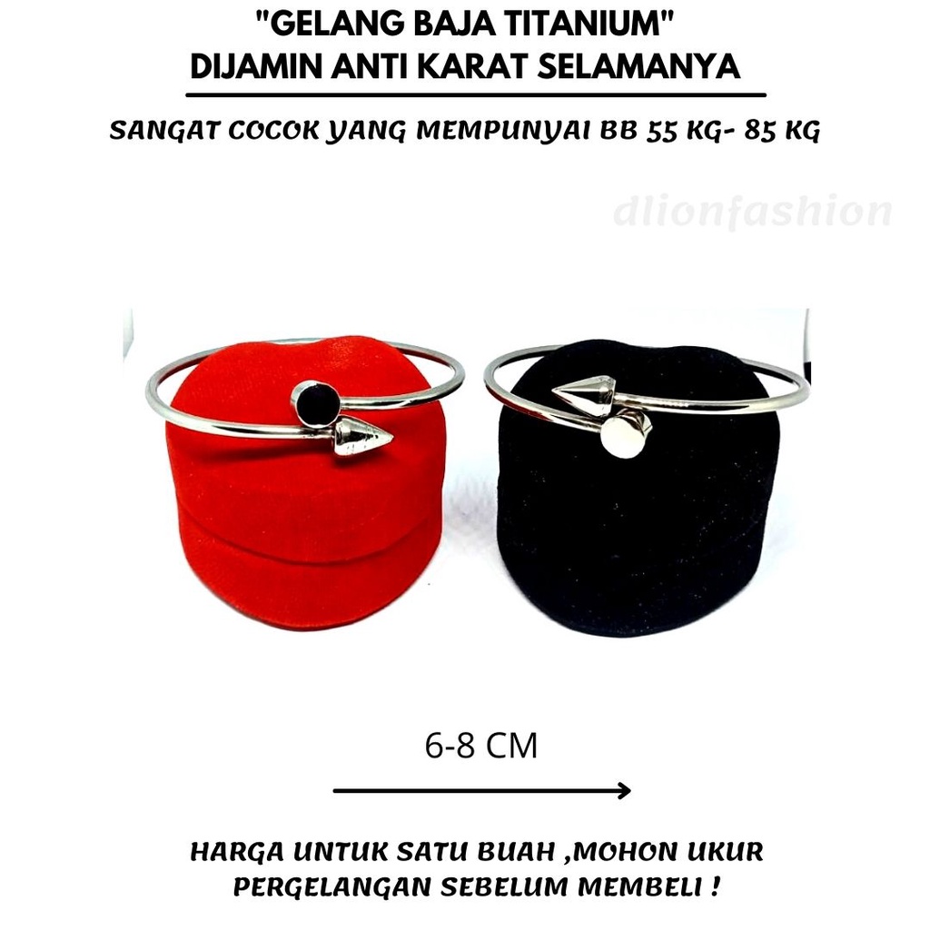 GELANG DEWASA ANTI KARAT DAN TIDAK LUNTUR,GELANG BAJA PUTIH DEWASA,GELANG MONEL DEWASA ANTI KARAT SELAMANYA