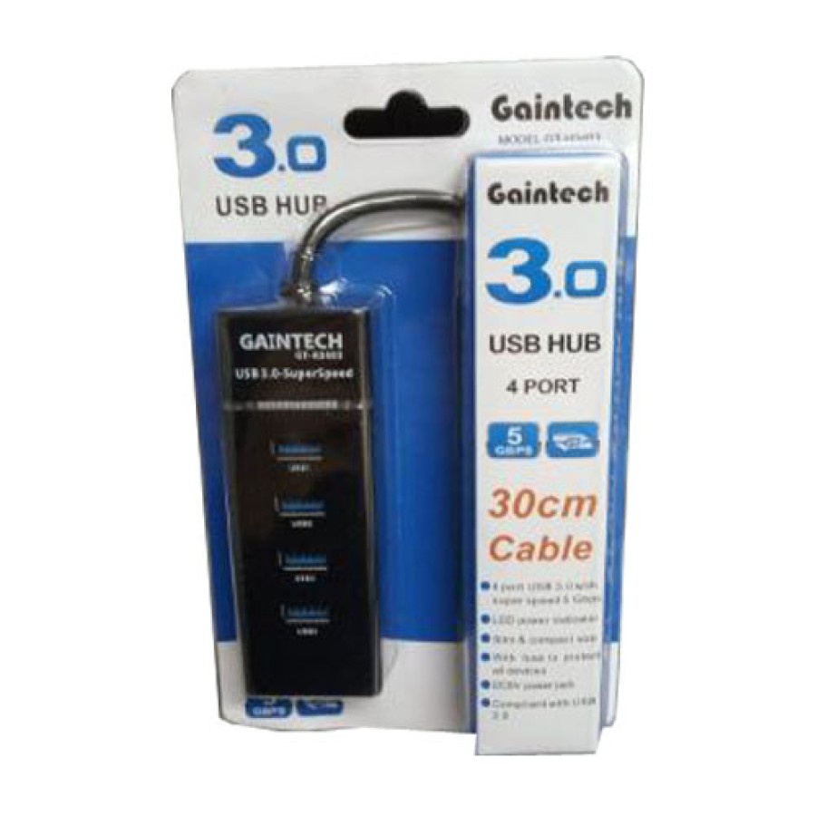 USB HUB 4 Ports USB 3.0 - Gaintech