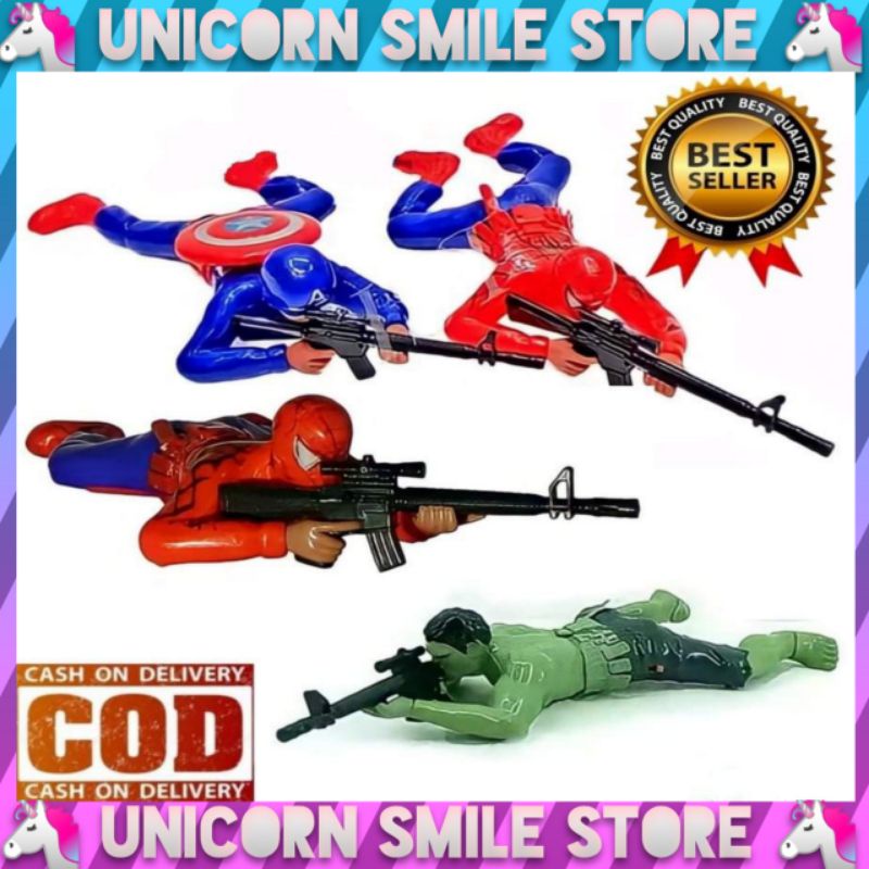 MAINAN TENTARA SUPERHERO MERAYAP/MERANGKAK / MAINAN ANAK TENTARA HERO PROMO TERMURAH COD