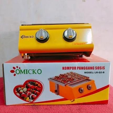 Kompor Pemanggang Sosis Sate 2 Tungku