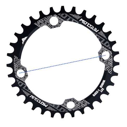 MOTSUV Gigi Crankset Sprocket Sepeda Aluminium 104BCD - BCD104