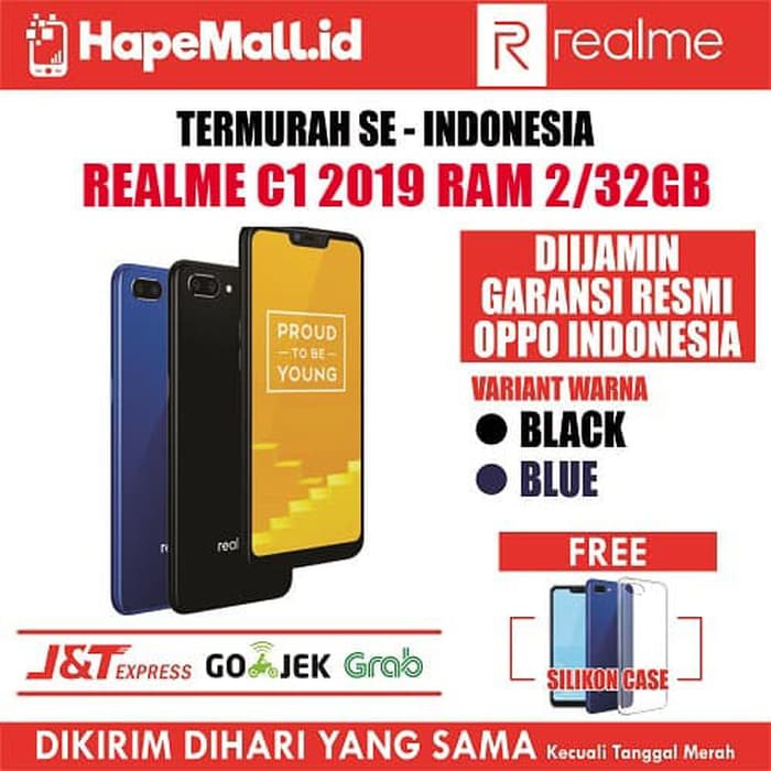 REALME C1 2/32GB GARANSI RESMI OPPO TERMURAH