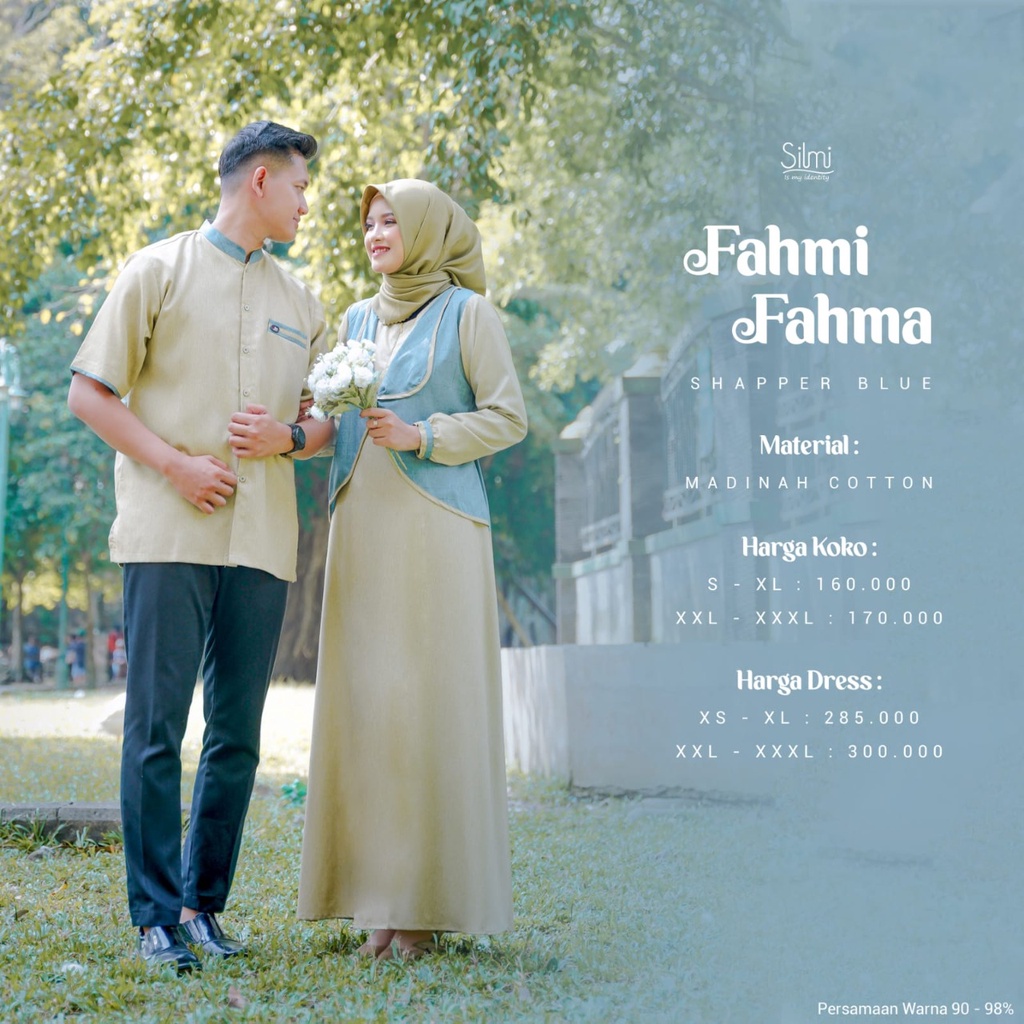Baju Couple + Blazer Gamis Couple Branded