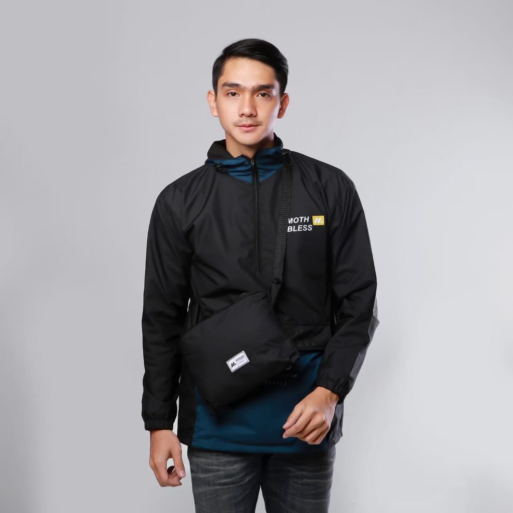 JAKET CAGOULE MTBS PACKABLE PRIA WANITA PREMIUM QUALITY