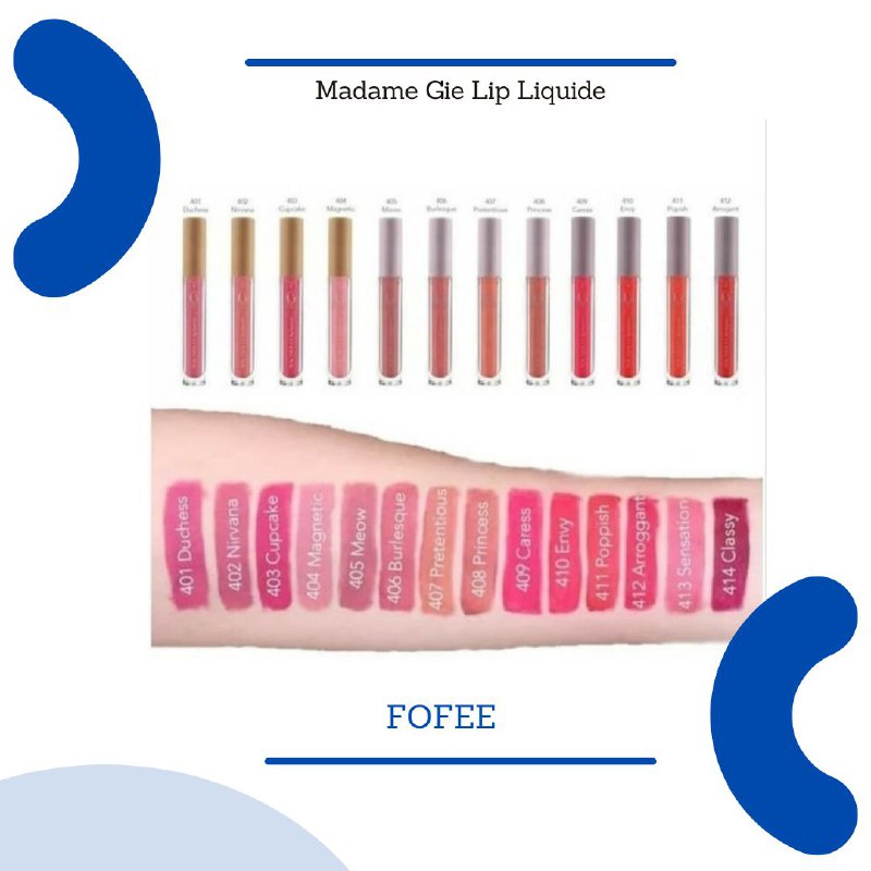 [LOCAL] - Madame Gie Always On Lip Cream BPOM | Lipcream lipstick lipstik