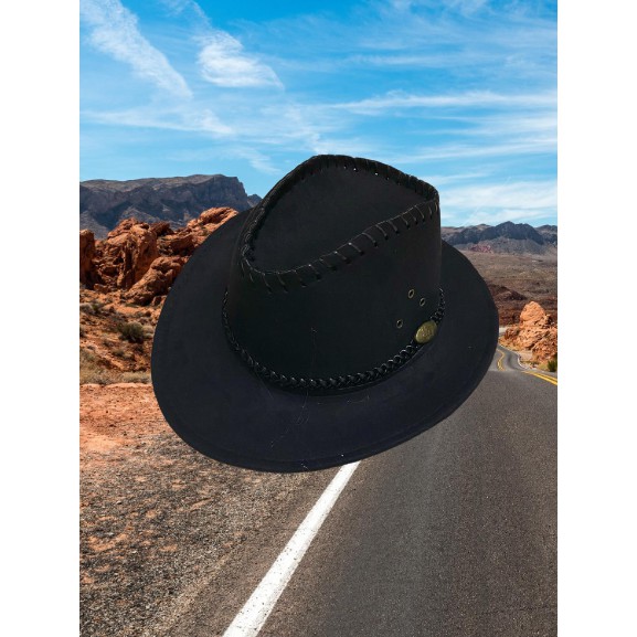 Topi Koboy / Topi Cowboy Amerika Laken Tali Dewasa T27