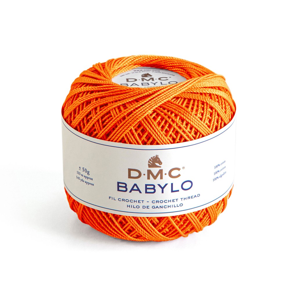 Benang Crochet DMC Babylo 50 Gram - 3375 - Orange