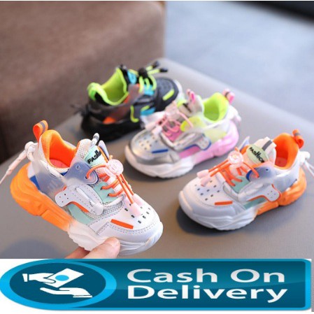 Sepatu sneaker anak import sneakers shoes anak colourfull sepatu import  RINGAN DAN NYAMAN