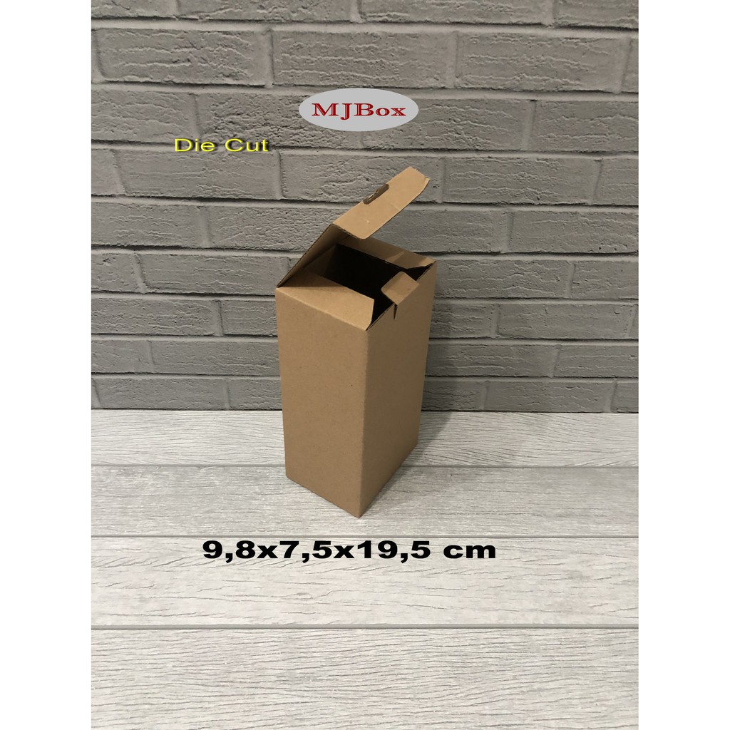 

Kardus 9,8x7,5x19,5 cm..........Die Cut ( untuk pembelian di atas 10 pcs harga lebih murah )