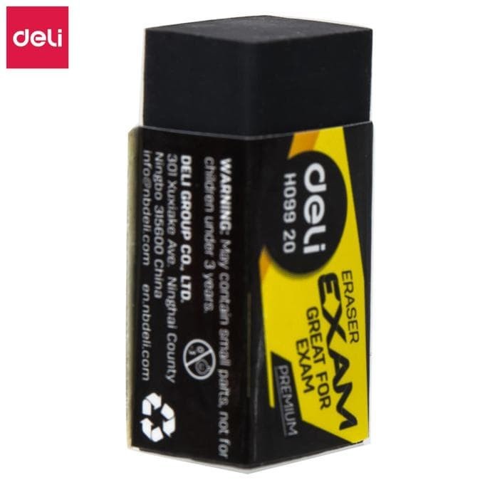 

PENGHAPUS STIP PENSIL HITAM DELI ERASER SMALL KECIL H099 PREMIUM BERSIH BAGUS