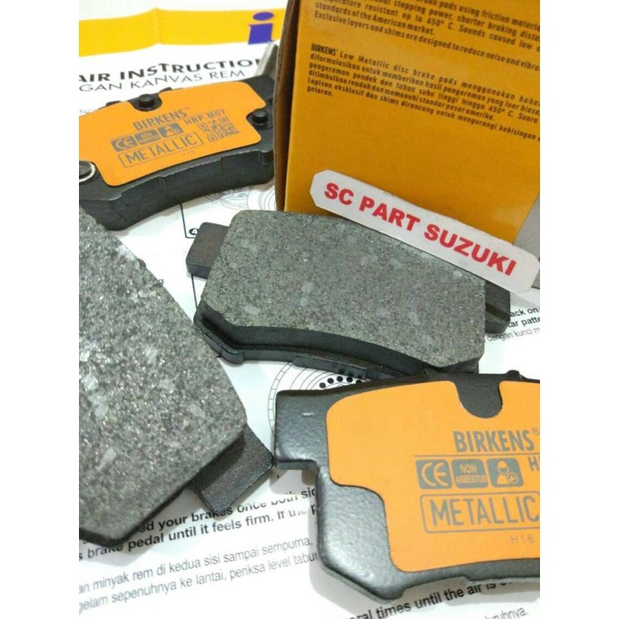 Kampas Rem Brake Pad Belakang Suzuki Sx4 /Neo Baleno