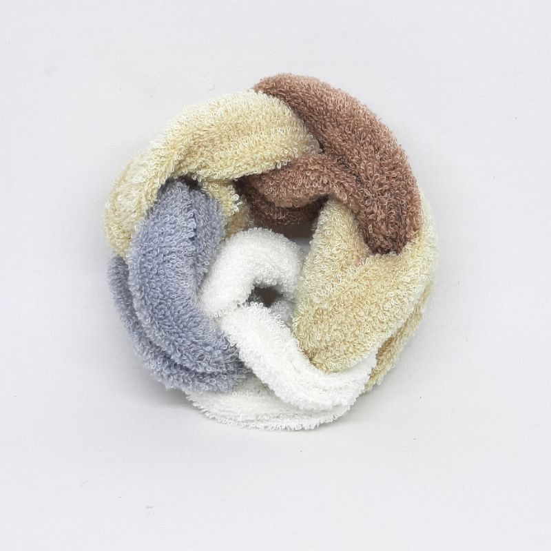 6pcs IKAT RAMBUT DONUT HANDUK LILIT 10 BESAR GROSIR