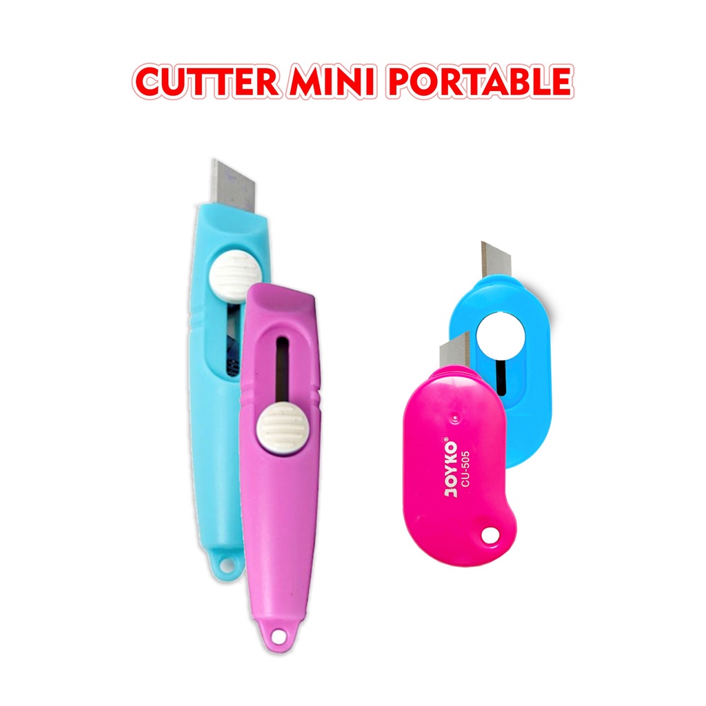 

Cutter Kecil Berwarna Ukuran Mini Tajam / Pisau Tajam Pemotong Serbaguna / Mini Cutter