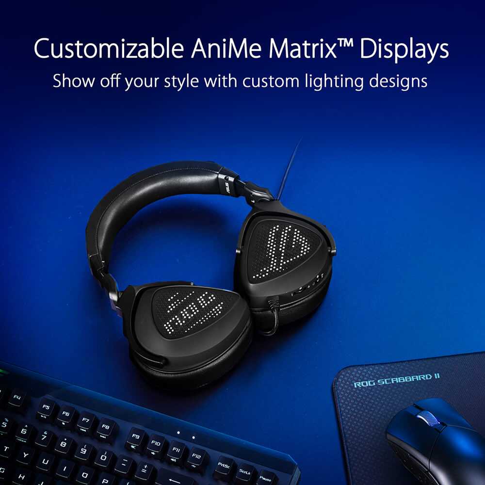 ASUS ROG Delta S Animate | Lightweight USB-C Gaming Headset