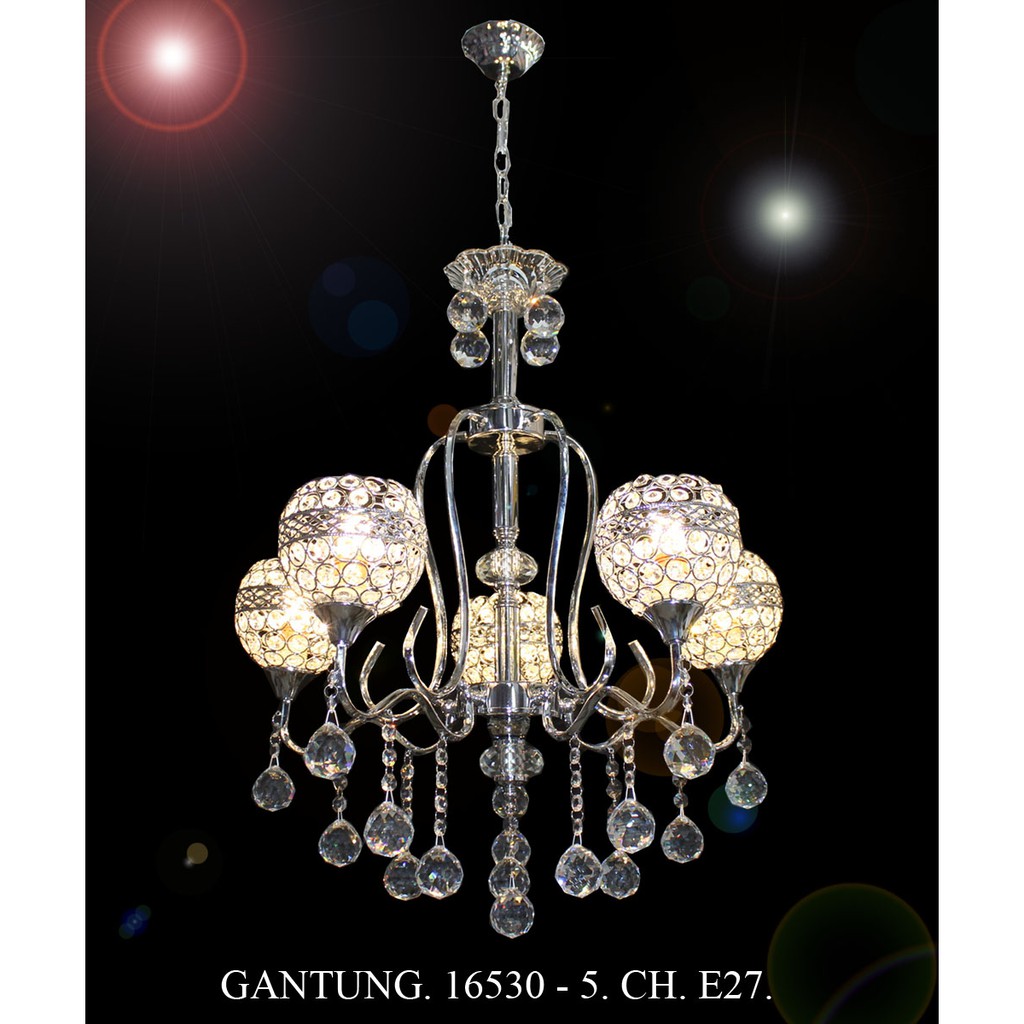  LAMPU  GANTUNG  LAMPU  HIAS CRYSTAL LAMPU  RUANG  TAMU  16530 