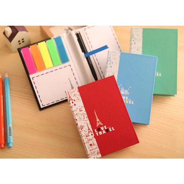 

▲ Stick Note Memo Buku Love Travel ❀