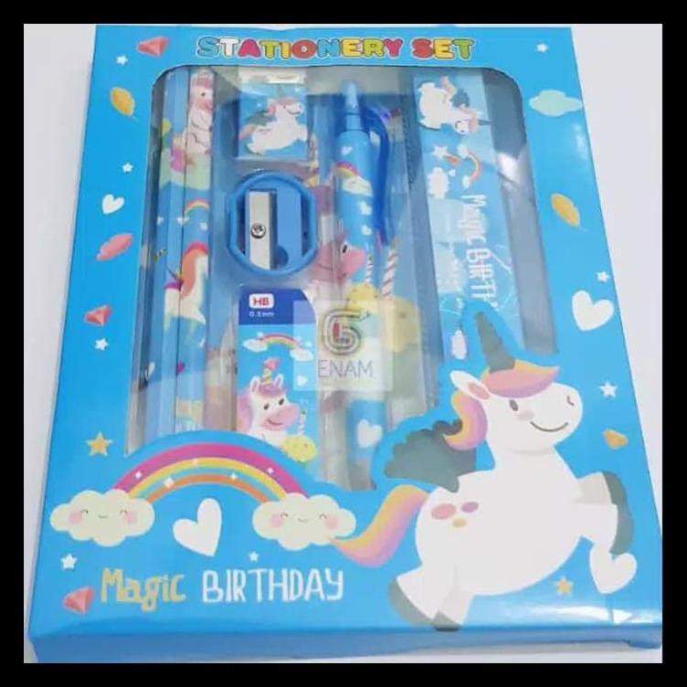 

STOK BARU STUDY SET UNICORN BLUE ALAT BELAJAR UNTUK KADO ORANG TERSAYANG PAKET ALAT TULIS TERLARIS