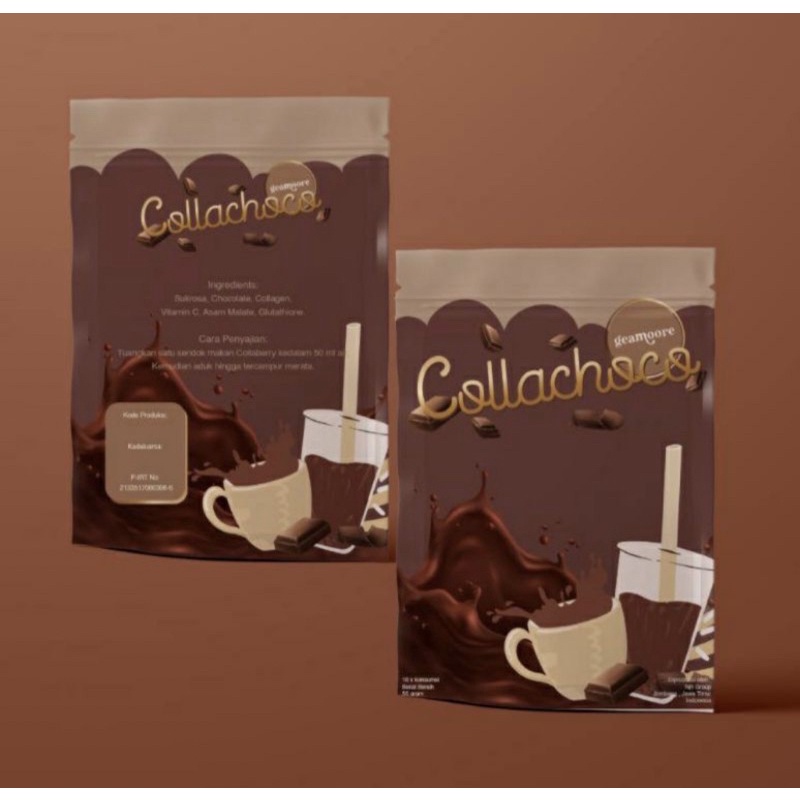 GEAMOORE COLLAGEN DRINK COLLABERRY COLLACHOCO 55 GRAM (IZIN PIRT)