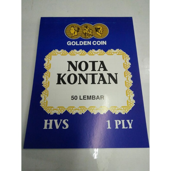 

Buku Nota Kontan Besar Golden Coin 1Ply