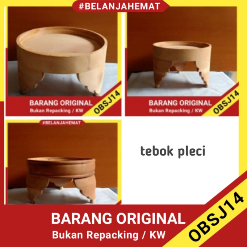 tebok pleci mentahan tanpa pion